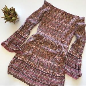 BOHO Off the Shoulder Dress